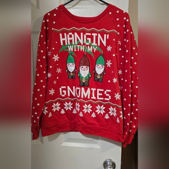 Holiday Sweatshirt Red size L - Picture 1 of 2